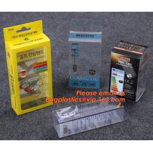 transparent plastic box, High quality custom design logo printing clear plastic