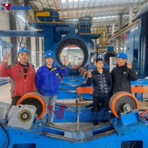 Steel Pipe Shot Blasting Line for Rust Removal