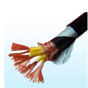 PVC Insulation Steel tape Armoured Control Cable KVV22 450/750V in black color