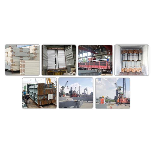 Commercial Multi Storey Steel Structure Industrial Warehouse Solid H Shape Steel Beam