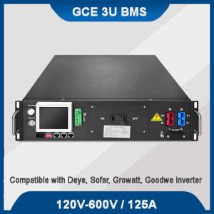 Quality GCE BMS LFP System 150S 480V 125A High Voltage Master Slave BMS With 15S 16S 24S BMU For Solar Energy Storage System for sale