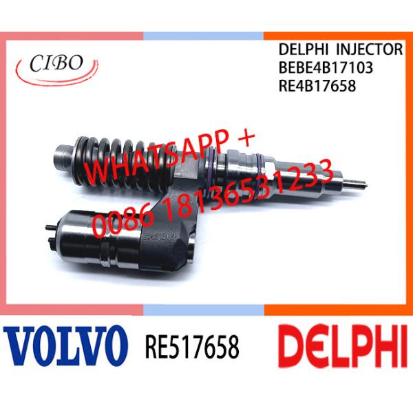 Buy VOL RE517658 BEBE4B17103 Fuel engine Diesel Injector RE517658 BEBE4B17103 A3 for VOL 6125 TIER 2 -OH - HIGH POWER at wholesale prices