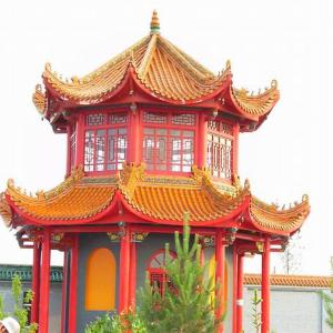Quality Chinese Classical Pagoda Gazebo Roof Style Clay Tiles for sale