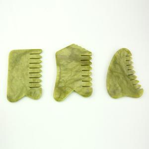Head massage tool Jade Gua Sha Comb