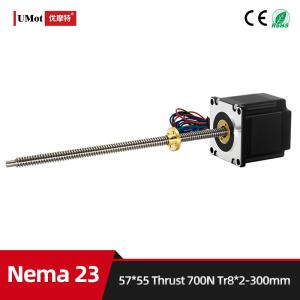 Nema 23 Linear Motion Stepper Motor With 980N Max Thrust and 1.8° Step Angle for