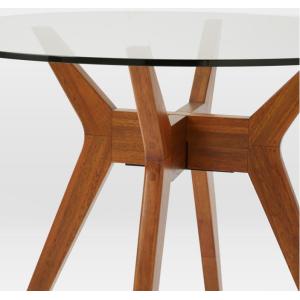 Brown Dining Table Set Furniture Modern Style With Chair