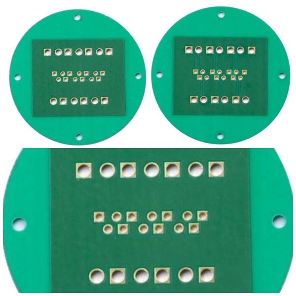 3.2mm Ceramic PCB Board Green Solder Mask OSP Immersion Gold
