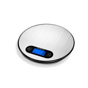 Round Steel Platform Digital Kitchen Food Weighing Scale