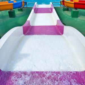 Length 28m Family Fun Water Slide Wide Water Slide Customizable