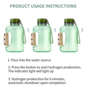 Large Tritan Hydrogen Bottle Anti Aging Energy Boost