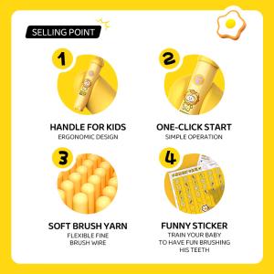 Waterproof Electric Toothbrush IPX7 Dupont Soft Brush Toothbrush