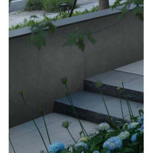 600x1200mm Gray Clay Curtain Wall Tile Matte Antique Finish