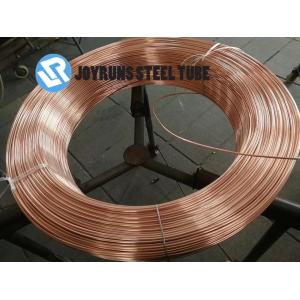4.76mm*0.65mm Steel Bundy Tube ASTM A254 SPCC Pancake Copper Tube