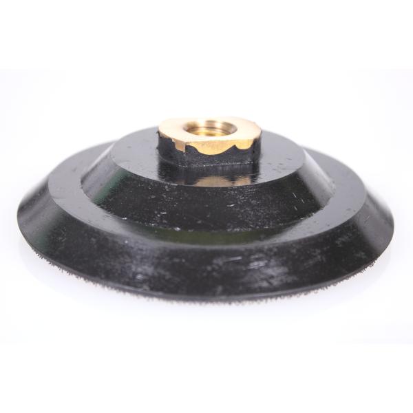 Buy 100mm Abrasion Resistant Rubber Backing Pad Ideal For Flat Surface Polishing at wholesale prices