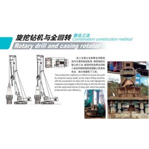 High Efficient Casing Rotator foundation equipment for secant pile wall