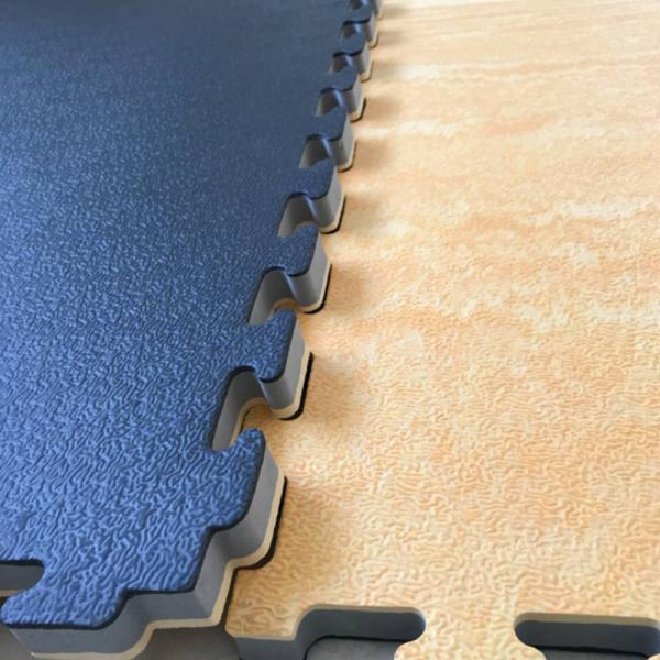Wood Grain Eva Foam Interlocking Mat For Taekwondo Karate Martial Arts Judo BJJ