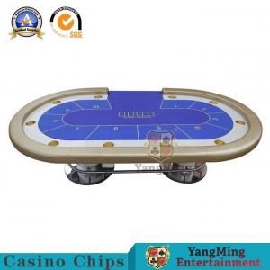 Quality Custom Professional Casino Poker Table  MDF + Wood + PU Material Durable for sale