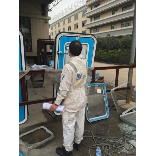 Tugboat Single Leaf Marine Aluminum Door Weathertight With LR Approval