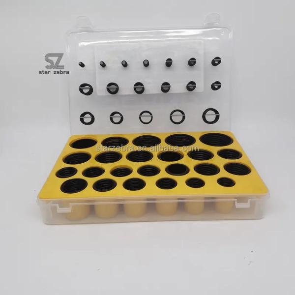 Retail and After Service Online support 656 PCS Rubber GIANT O Ring Kit Box For Excavator