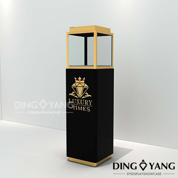 Buy Light Installed Jewelry Stain Steel Exhibition Display Cases at wholesale prices