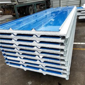 50mm eps sandwich roof panel with 0.426mm steel up and 0.5mm PVC down