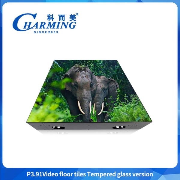 P3.91 LED video floor tile easy maintenance LED video display high grayscale