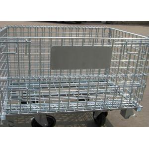 5mm Plastic Spraying Mesh Cage Storage Folding Multifunctional Cart