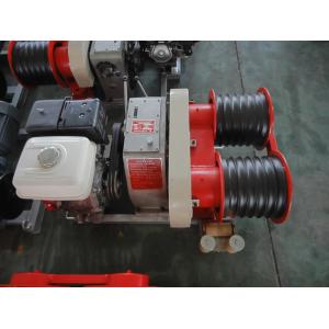 China Transmission Line Motorised Pulling Winch 3 Ton With Double Capastans on sale