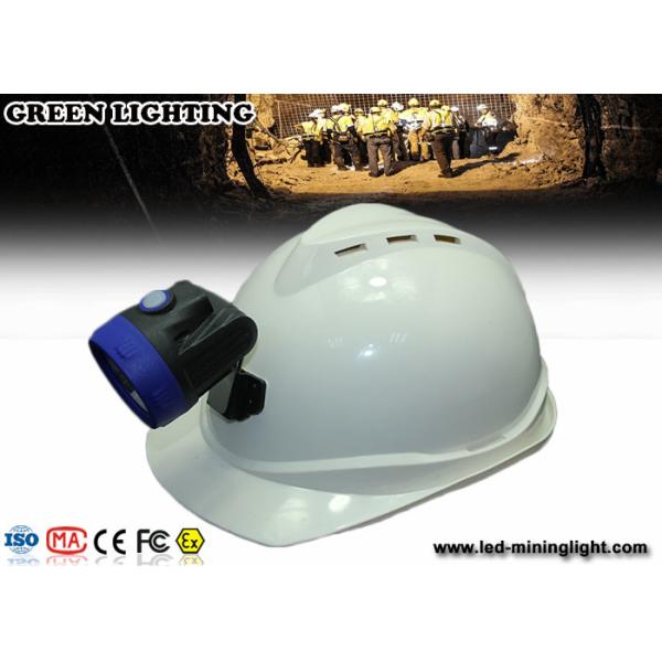 Colorful 6000 Lux anti explosive coredless hard hat headlamp 230 mA main light current