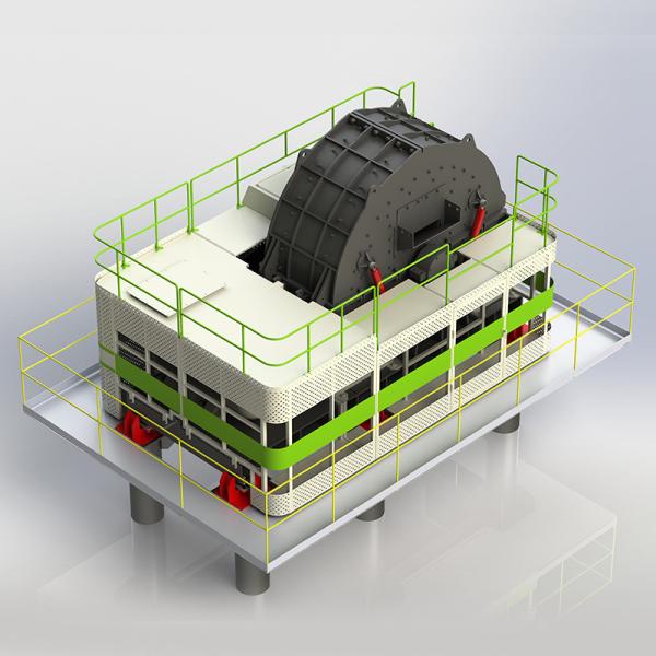 Buy 30-250t/H Capacity Energy Efficient Horizontal Shaft Impactor Crusher Automated at wholesale prices