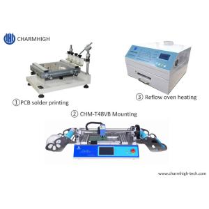 Hottest SMT line Stencil Printer 3040 / CHMT48VB SMT Pnp Machine / Reflow Oven