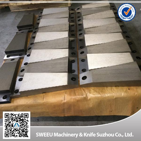 High Speed Pulverizer Blade For Plastic Recycling Machine +-50 Micron Precision