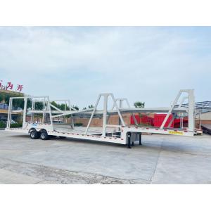 Double Deck Hauler Car Semi Trailer Transport Truck With Air Suspension