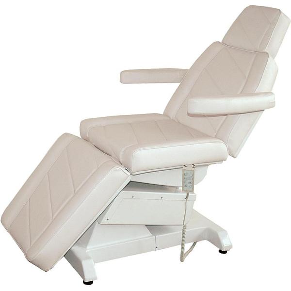 Professional Pu Massage Table Chair 3 Motors For Facial Beauty , White / Black Color