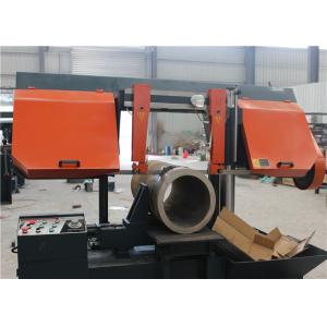 Automatic Double Column Metal Band Saw , Steel Cutting Bandsaw HYBSM200215
