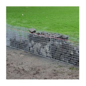 Quality Proction Welded Gabion Boxes Galvanized Gabion Baskets Stone Cage Wire Mesh 100*100*50 for sale