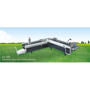 Automatic Shoe Box Pasting Machine, Shoe Box Folding + Gluing