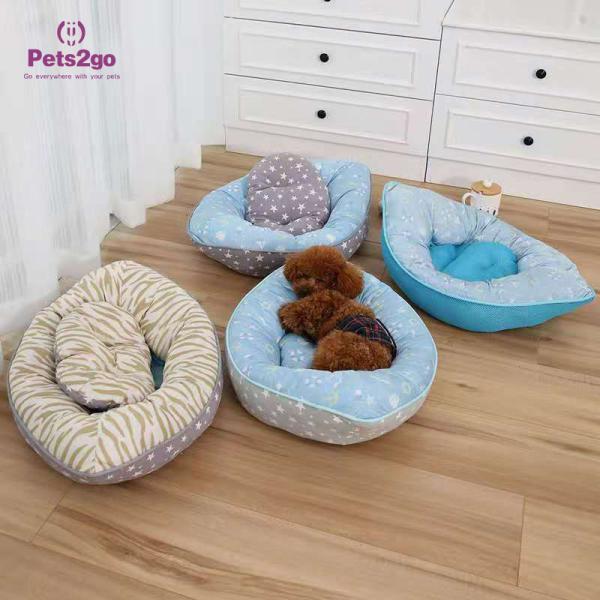 Round Odm Faux Fur Pet Bed Mat For Small Dogs