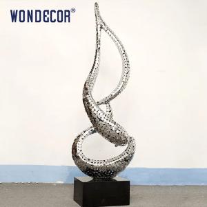 Large Irregular Abstract Metal Art Stainless Steel Sculpture