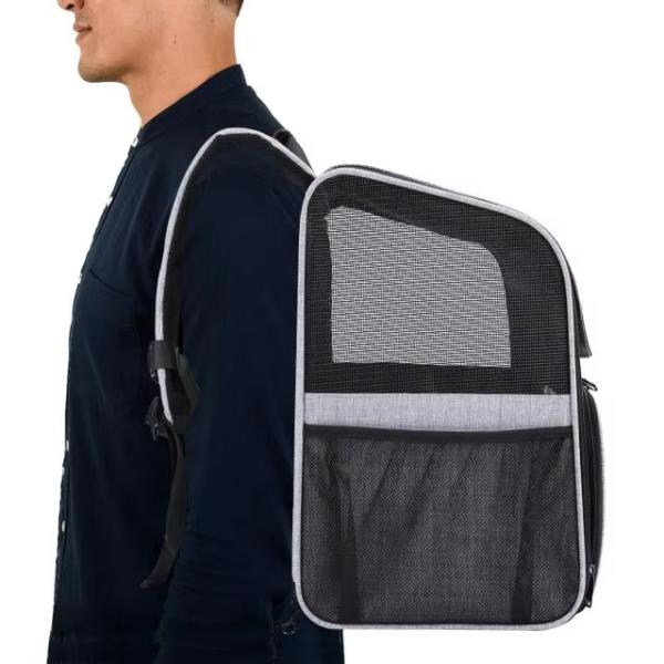 Airline Approved Pet Carrier Backpacks Expandable Pet Travel Carrier Backpack Customized