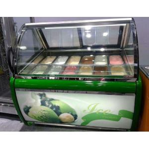 50Hz 220V Ice Cream Cabinet Display , Multipurpose Gelato Showcase Freezer