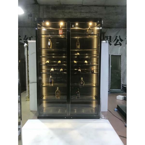 Buy Foldable 316 Stainless Steel Wine Cabinets Bar Living Room Furniture at wholesale prices