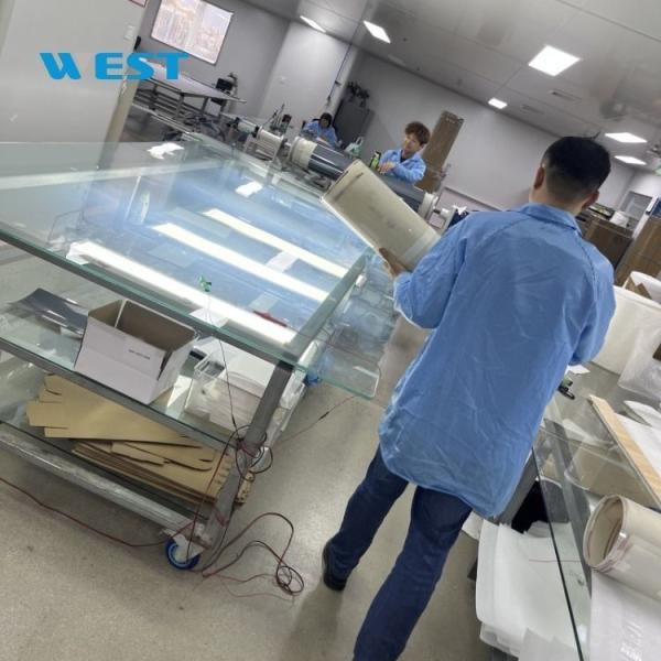 Dark Grey Customize PDLC Self Adhesive Film Explosion Proof Easy Installation