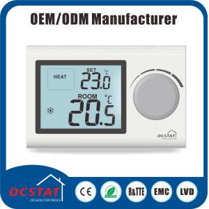 ST2401 Digital Electronic Heating Thermostat White Fireproof ABS Home 6A
