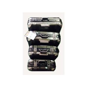 Hardshell ABS 3 Piece Suitcase Set With Two Side Buckles And One Middle