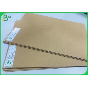 200g - 400g Unbleached Kraft Board Natural Brown Craft Street Food Package Paper