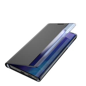 Scratch Proof Leather Phone Cases Smart Slide View Kickstand