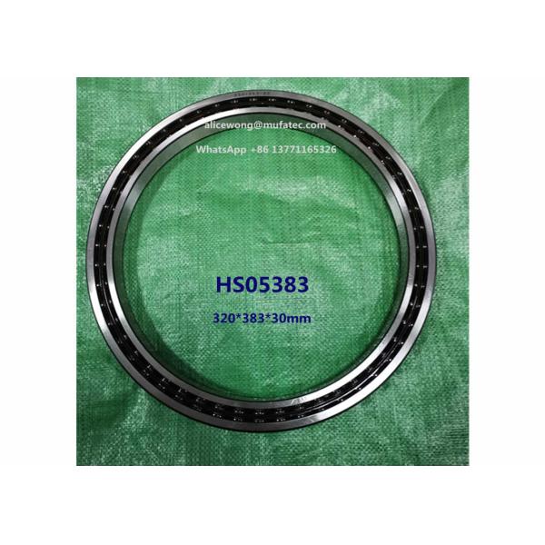 HS05383 excavator bearing thin section angular contact ball bearing 320*383*30mm