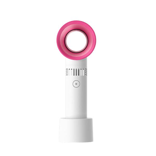 Portable ABS PC Mini USB Charging Handheld Leafless Fan for Desktop Eyelash Blowing