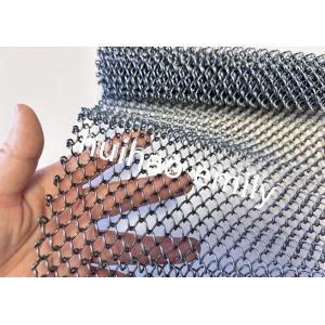 8x8mm Aperture Aluminum Metal Coil Mesh As Space Divider Curtain